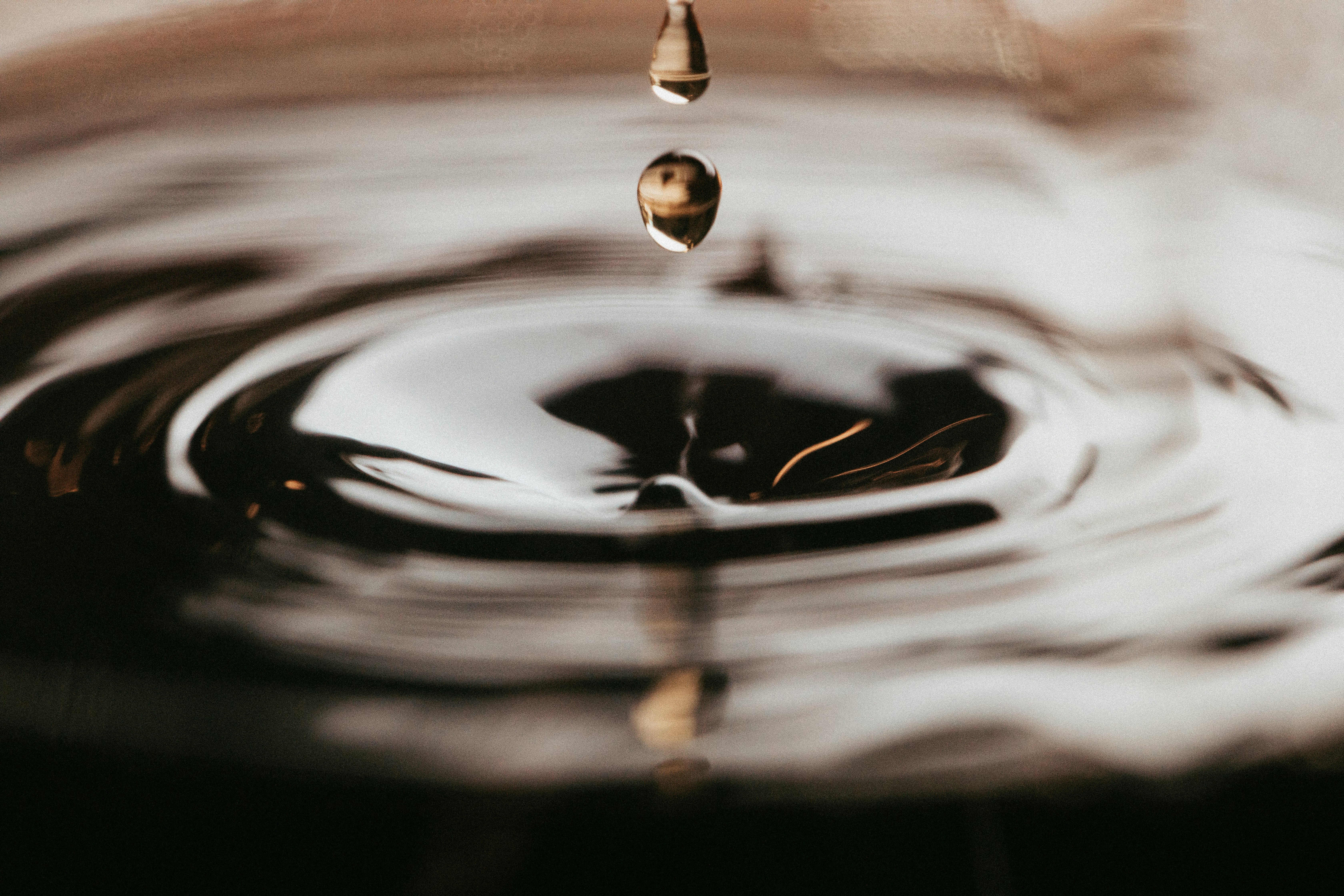 water drop in close up photography